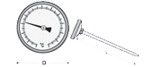 Термометр биметаллический игольчатый ТБИ
